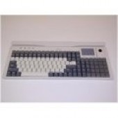 Black 133AU POS/PC Keyboard w/ MSR & LOCK#1, W/ DEPOT WARRNTY