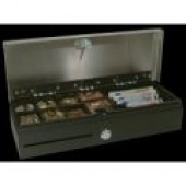 FLIPTOP CASH DRAWER;EPSON INTF STAINLESS LID;8 COIN X 6 BILL