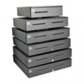 S4000 CASH DRAWER, STEEL FRONT SPECIAL U6 TILL, BLACK